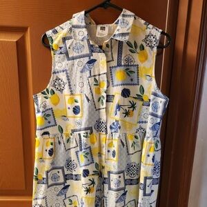 Lemon Patterned Dress